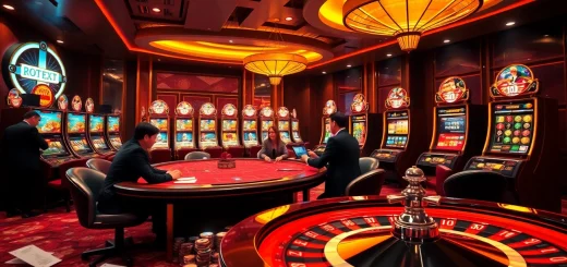 Exciting online casino experience at 88vv.marketing with high-stakes poker and vibrant slot machines.