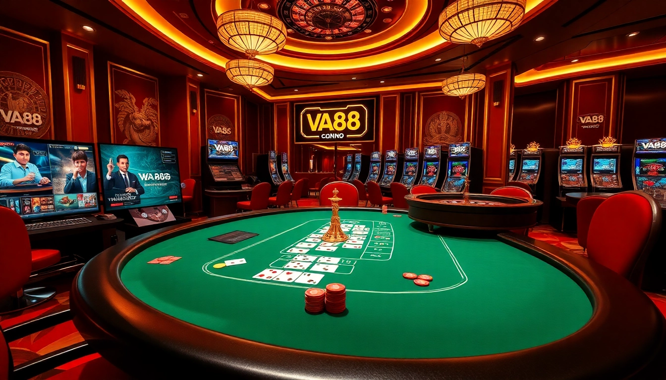 Experience the thrill of winning at VA88 with exciting poker gameplay and sophisticated casino ambiance.