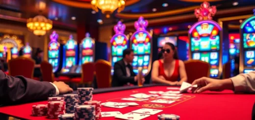 Engaged players experience the thrill of gambling at Rikvip’s luxurious casino tables.