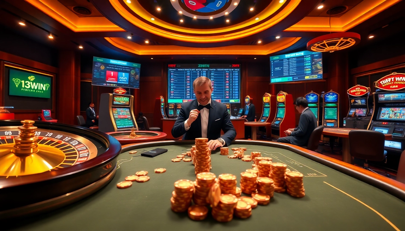 Experience the thrill of 13win with exciting casino games and vibrant gambling atmosphere.