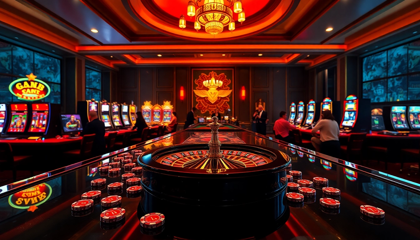 Experience the thrill of the gaming floor at trang chủ xx88 with vibrant slot machines and dynamic casino action.