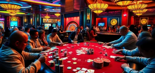 Engage with the hidden wiki through thrilling poker games at a vibrant casino table.