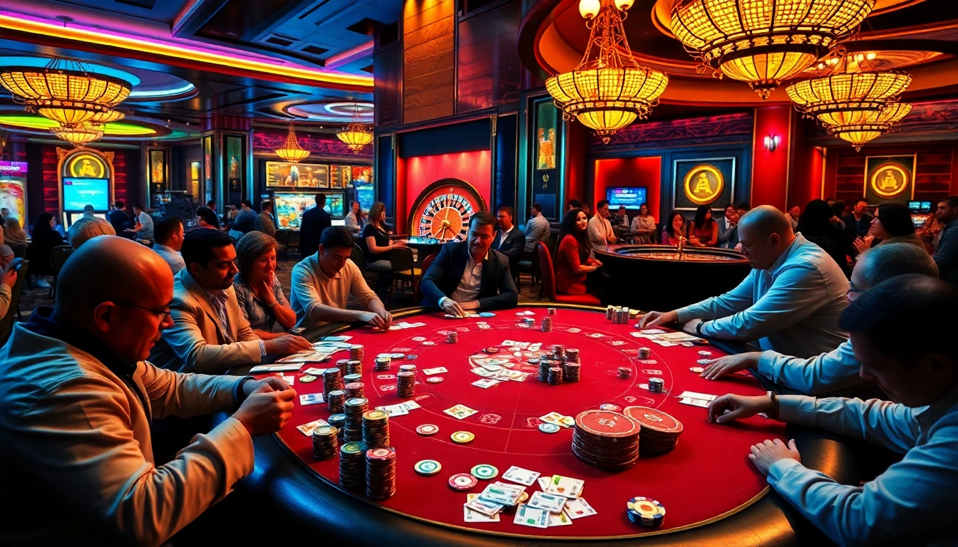 Engage with the hidden wiki through thrilling poker games at a vibrant casino table.
