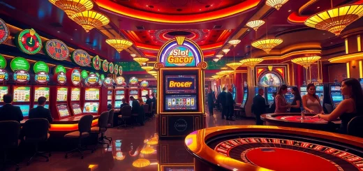 Engage with thrilling games at Bro138 Slot Gacor in a luxurious casino ambiance.
