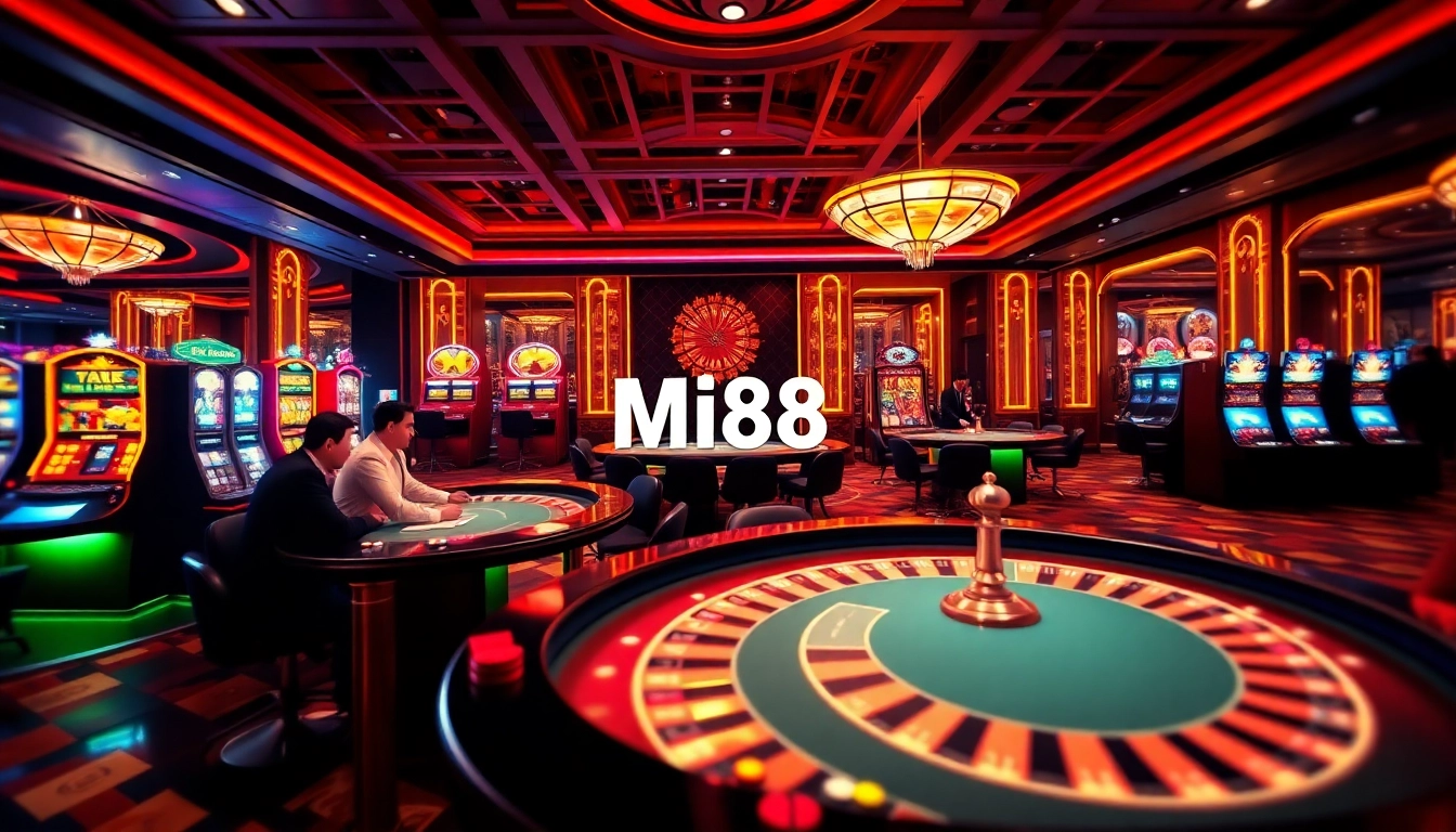 Experience winning moments at MI88 casino with dynamic live dealer games and vibrant slot machines.