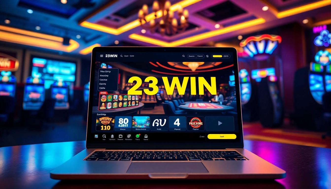 Immersive online casino experience at 23WIN with vibrant virtual gaming interface.