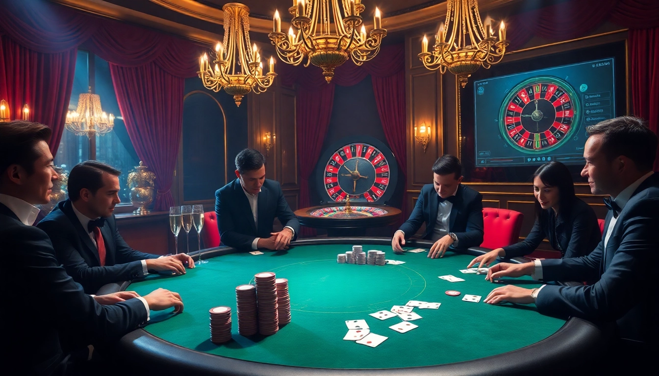Experience high-stakes gaming at 79king with luxury poker tables, chips, and an online interface.