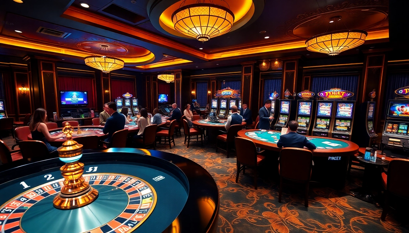 Experience excitement at i9bet's luxurious gaming tables featuring roulette and poker.