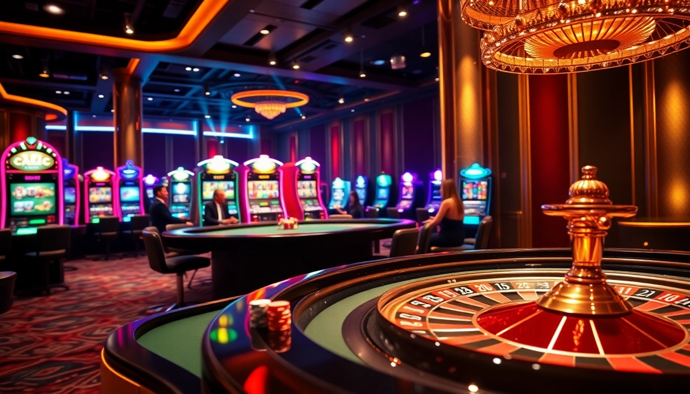 Experience the excitement at BJ66's casino with vibrant poker games and dynamic slot machines.
