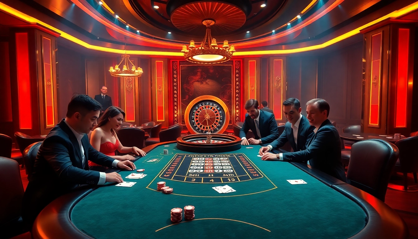 Players enjoying immersive experiences at 68VIP's luxurious Live Casino table.