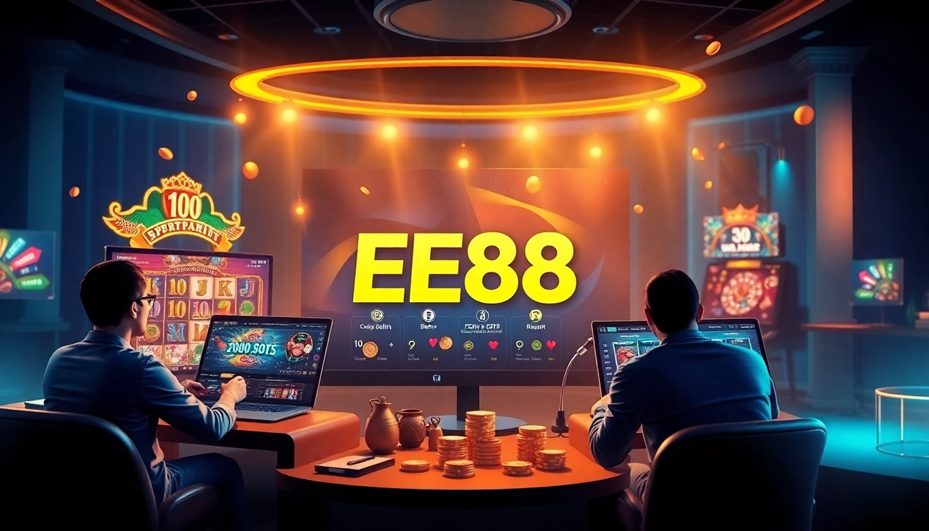 Exciting 3D gaming experience on EE88 platform with diverse games and immersive atmosphere.