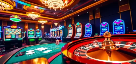 C168 engaging online casino scene with roulette wheel and poker table action.