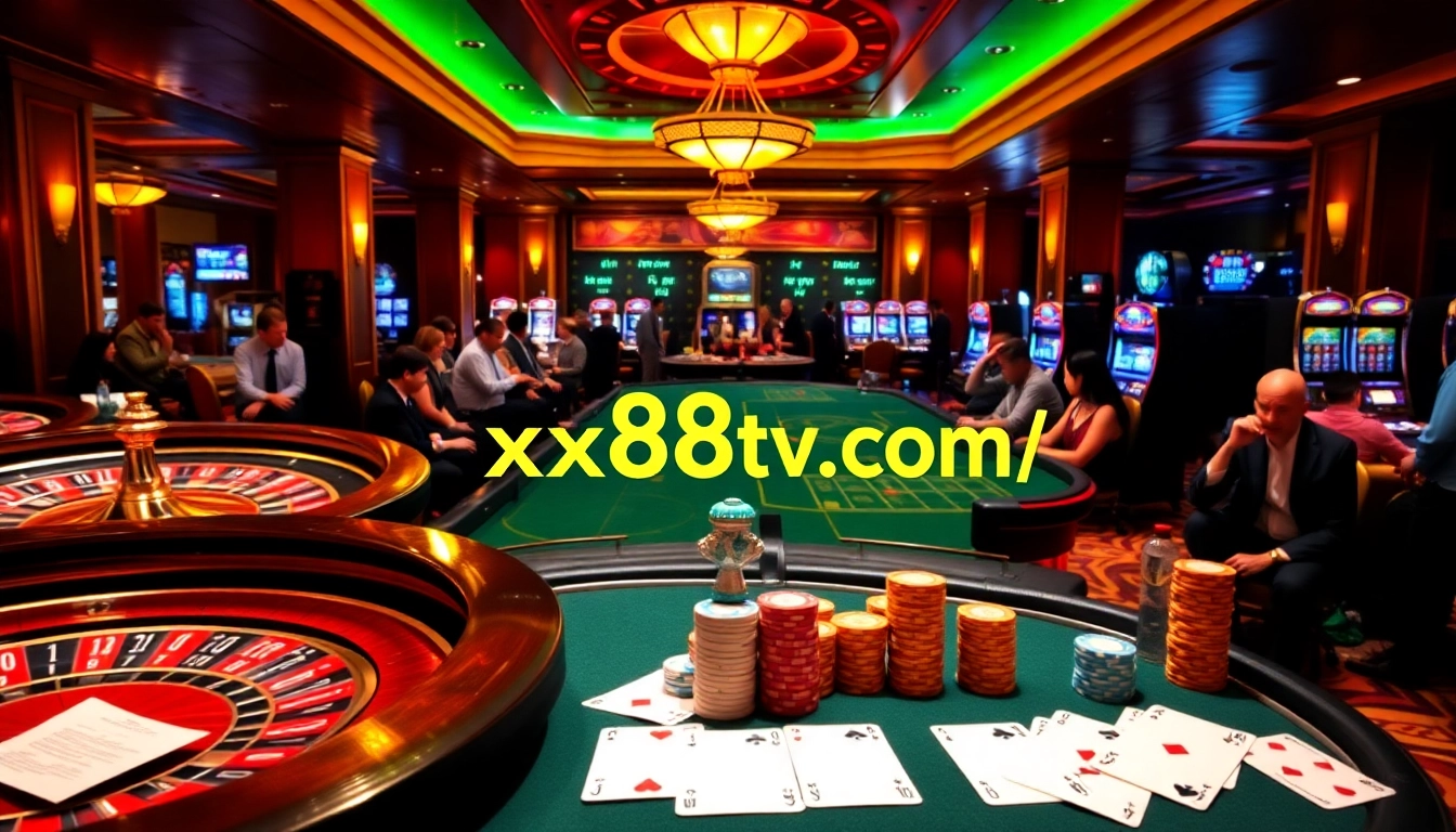 Experience the excitement of online gambling at https://xx88tv.com/ featuring roulette, poker, and dynamic games.