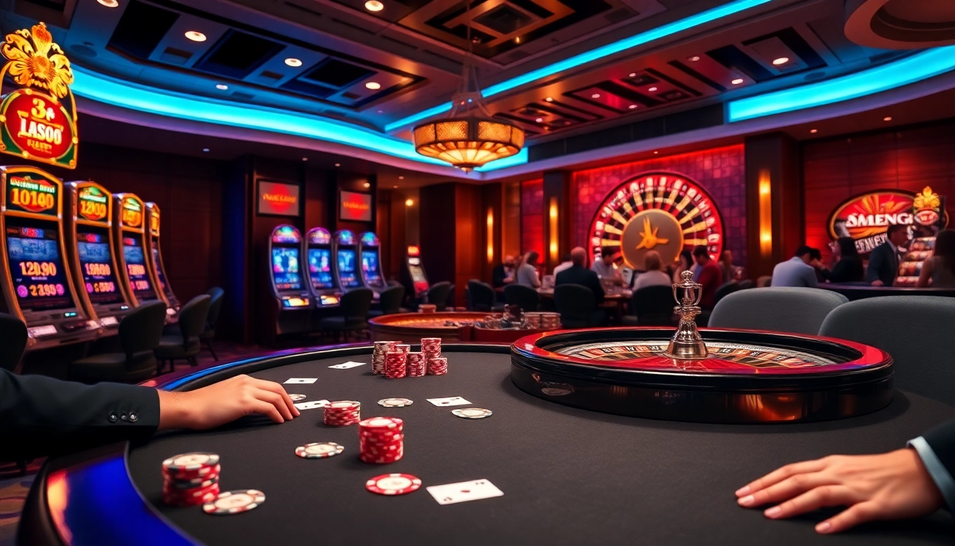 Excited gamblers strategizing at a luxurious poker table in Xin88 casino environment.