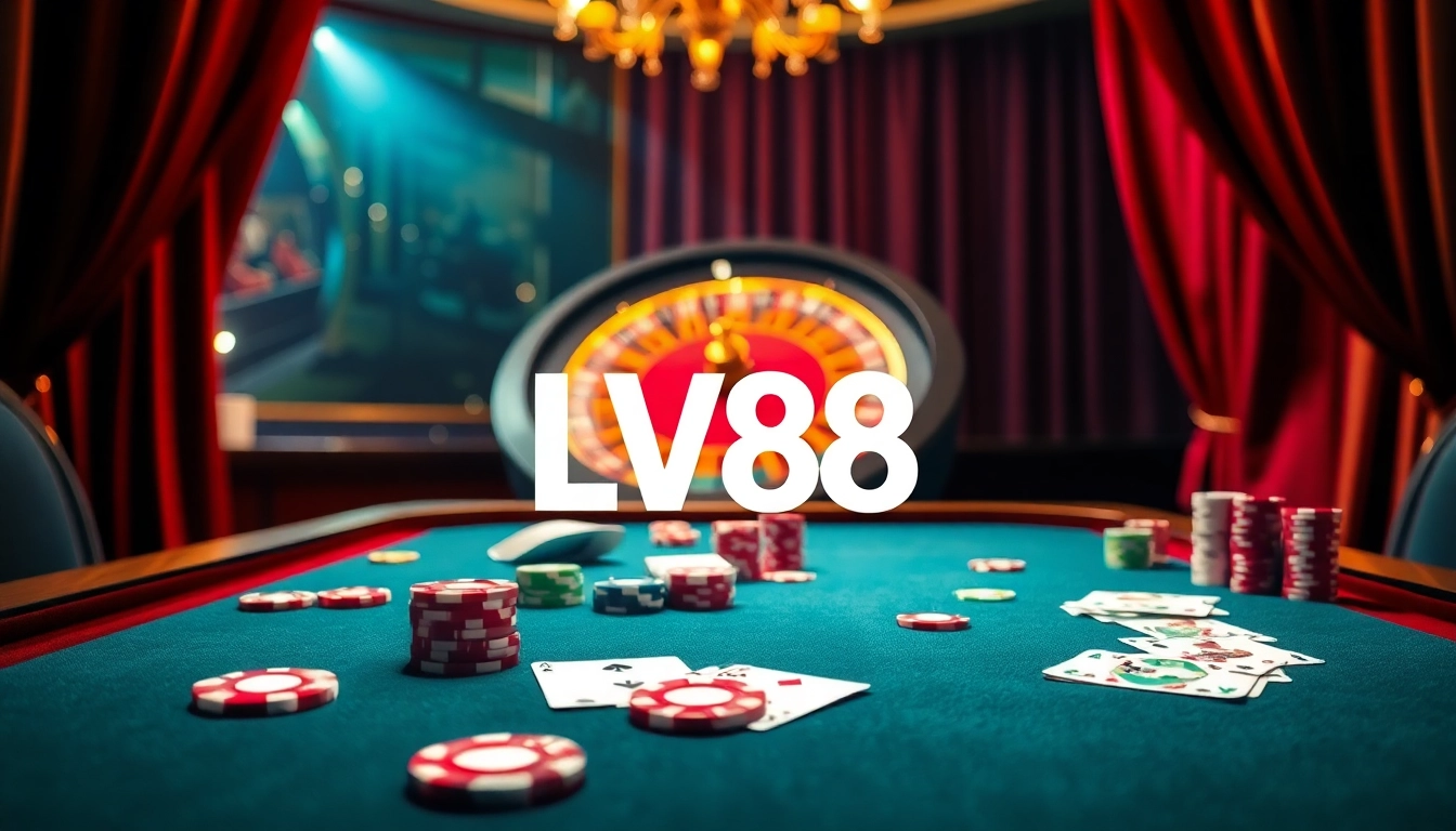 Experience fast-paced excitement at LV88, engaging in online casino games with thrilling action.