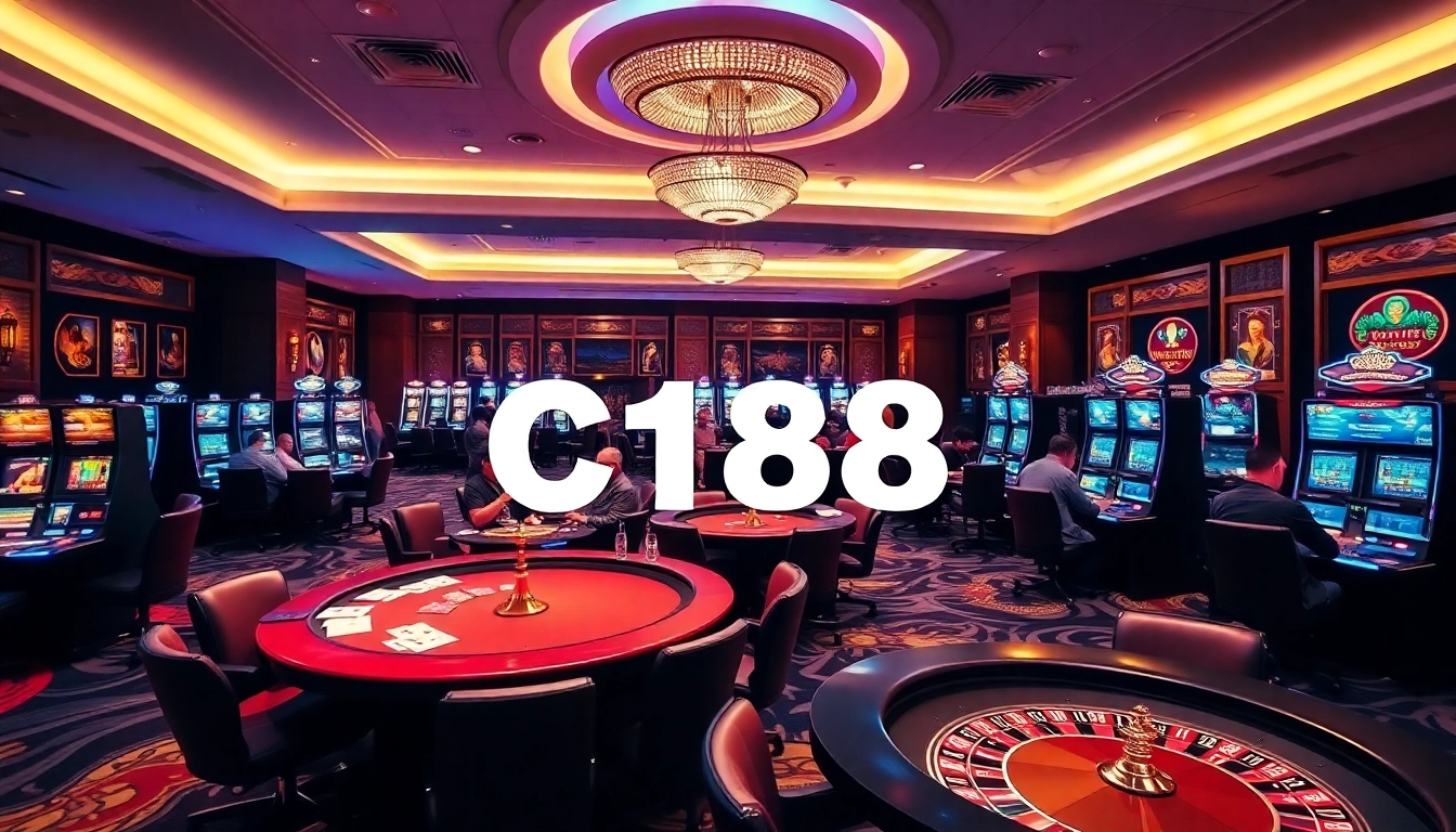 Experience excitement at C168 with high-stakes gaming on vibrant casino tables.