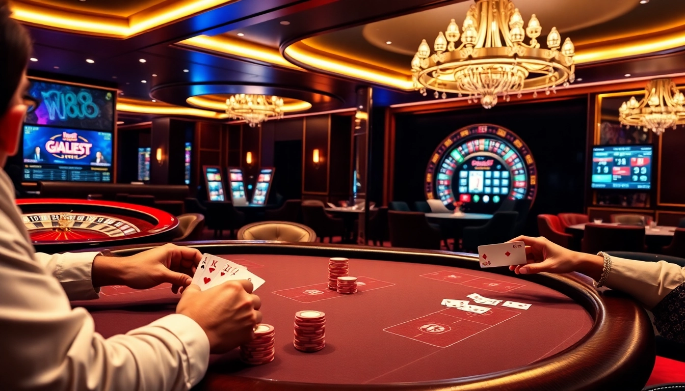 Play poker at W-88.UK.COM with engaging players and vibrant gaming atmosphere.