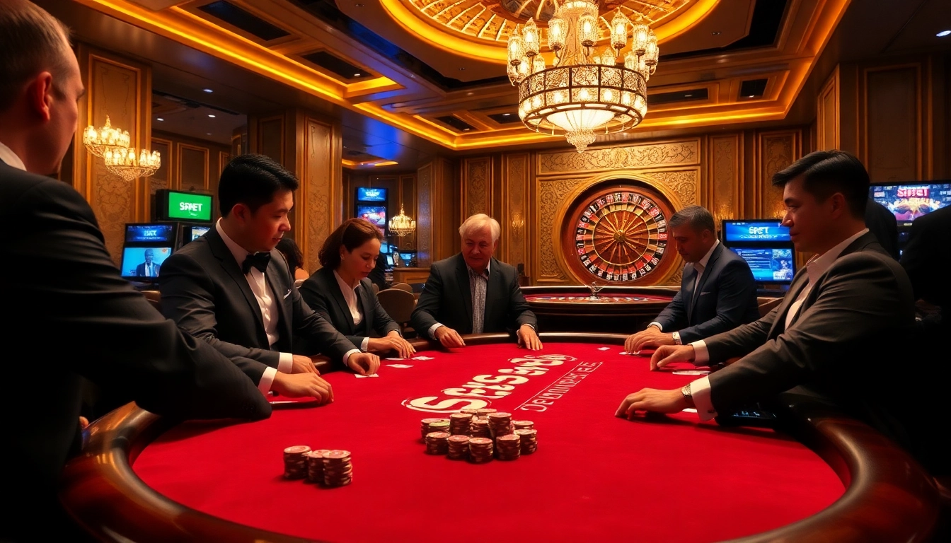 Experience immersive poker action at SP8BET with high-quality betting elements.