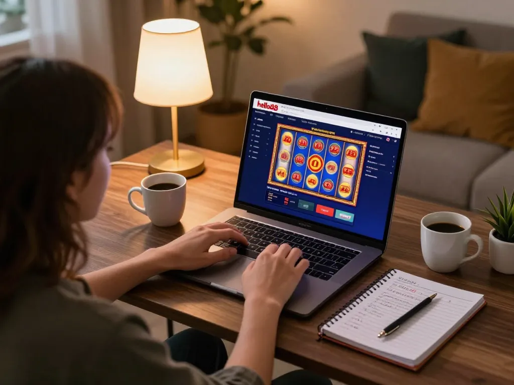 Play engaging games on hello88's platform while enjoying a cozy home setup.