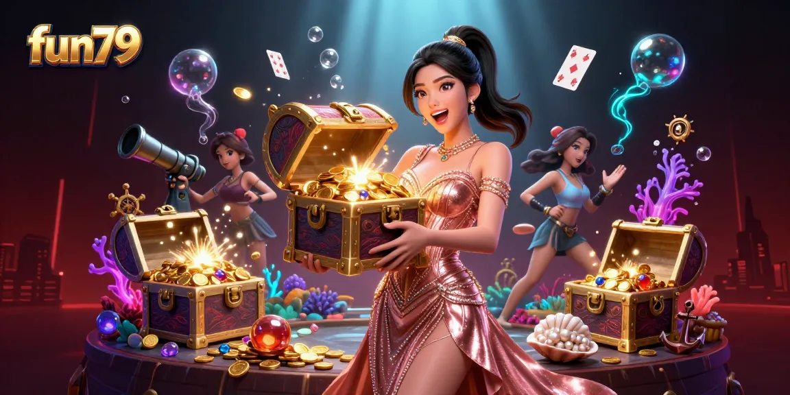 Experience exciting wins at Fun79 with captivating treasures and vibrant gaming elements.