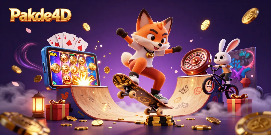Engage with Pakde4D's thrilling gambling scene featuring dynamic characters and casino elements.