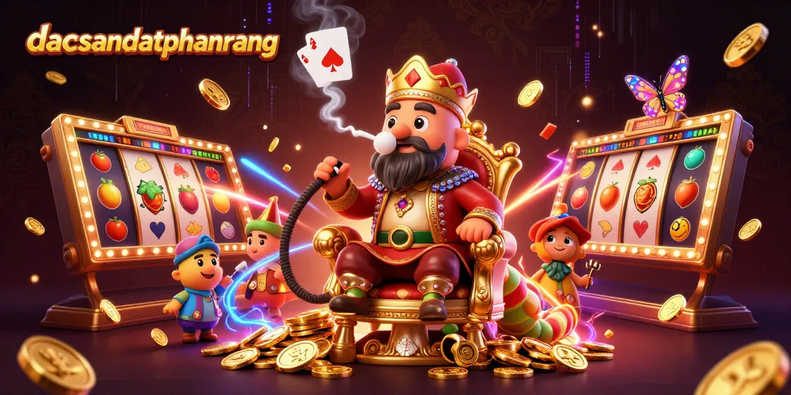 dacsandatphanrang showcases vibrant action scenes in a thrilling 3D cartoon casino with dynamic slot reels and stunning visuals.