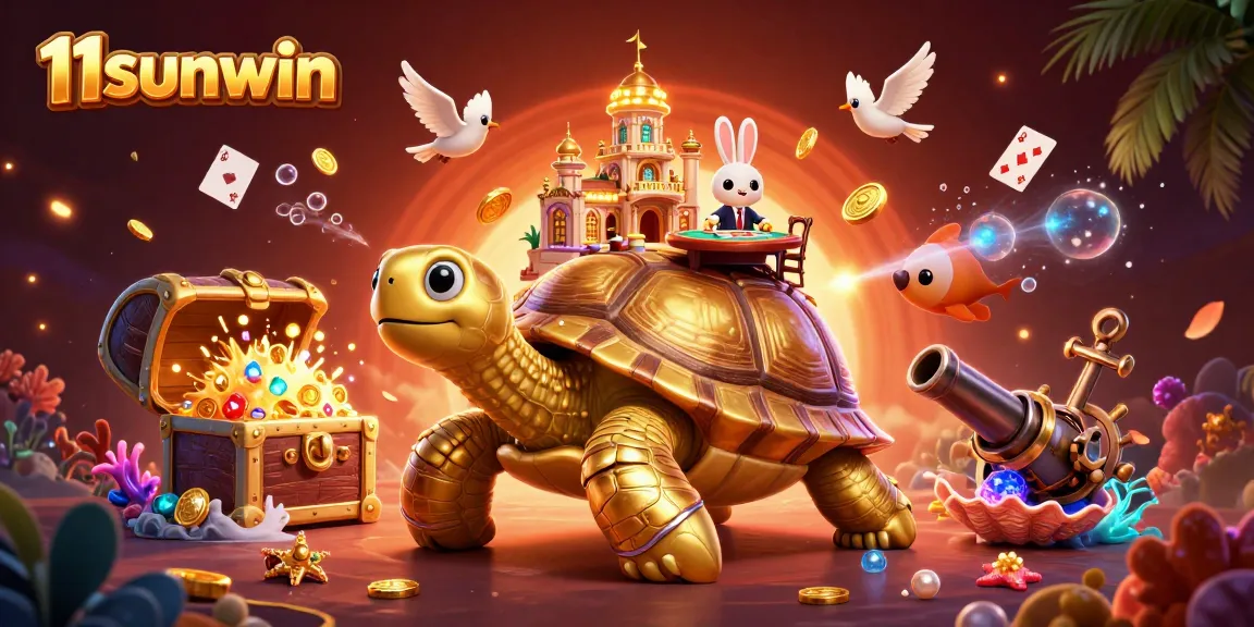 Experience thrilling gameplay at 11sunwin with a vibrant casino scene packed with excitement and wealth.