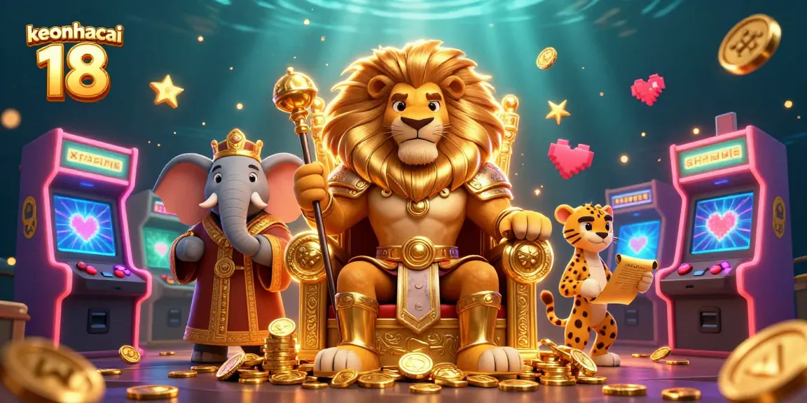Engage with keonhacai 18 while winning exciting sports bets illustrated in a vibrant 3D scene.