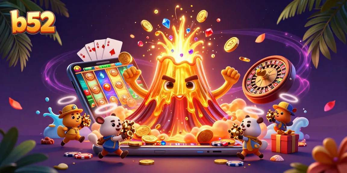b52 offers thrilling gameplay with big wins, interactive slot game, and vibrant casino elements.