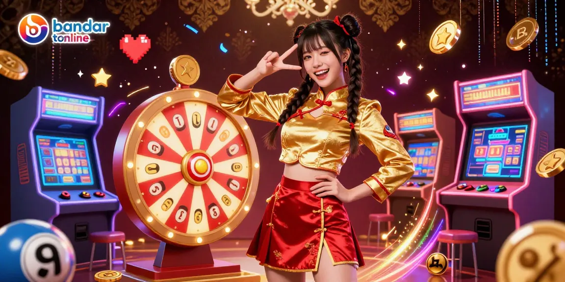 Experience the thrill of bandar togel online with vibrant 3D illustrations showcasing vibrant lottery elements and energetic gameplay.