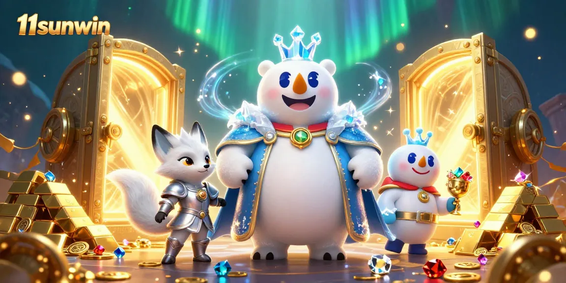 Experience the thrill of winning at 11sunwin with a magical casino scene filled with treasures.