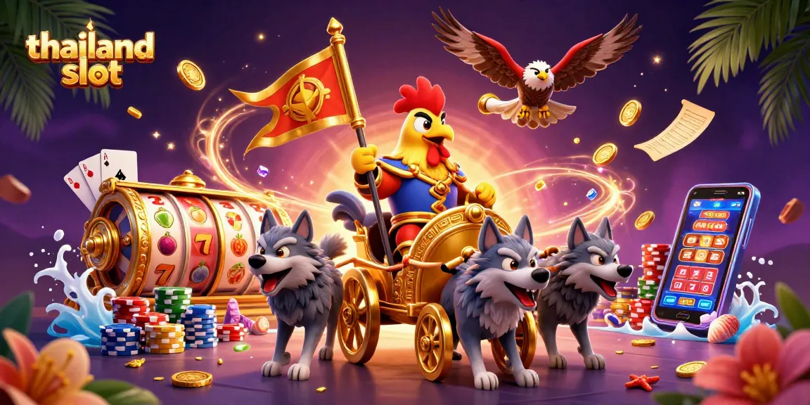 Engage with the thrilling experience of thailand slot, showcasing dynamic gameplay featuring vibrant slot reels and exciting casino elements.