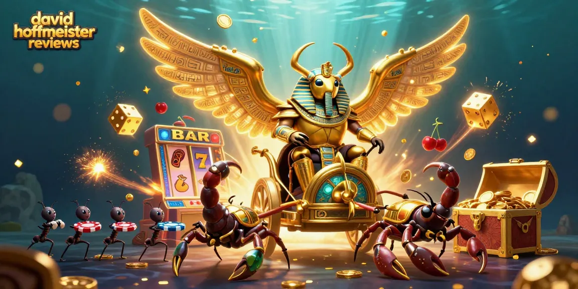 Engage with david hoffmeister reviews while immersing in vivid casino excitement with golden scarabs and jackpots