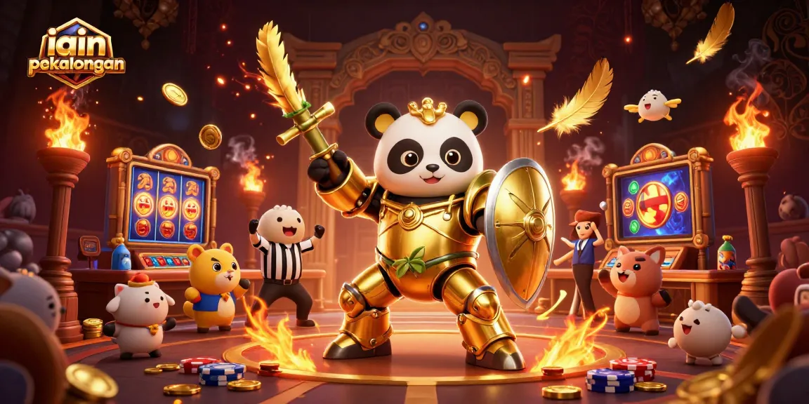 Engage with iain pekalongan as the dynamic panda battles for wins in a vibrant casino arena.