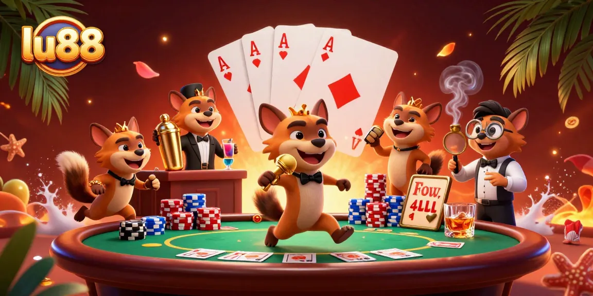 Experience exciting gameplay at lu88 with lively characters and vibrant casino elements.