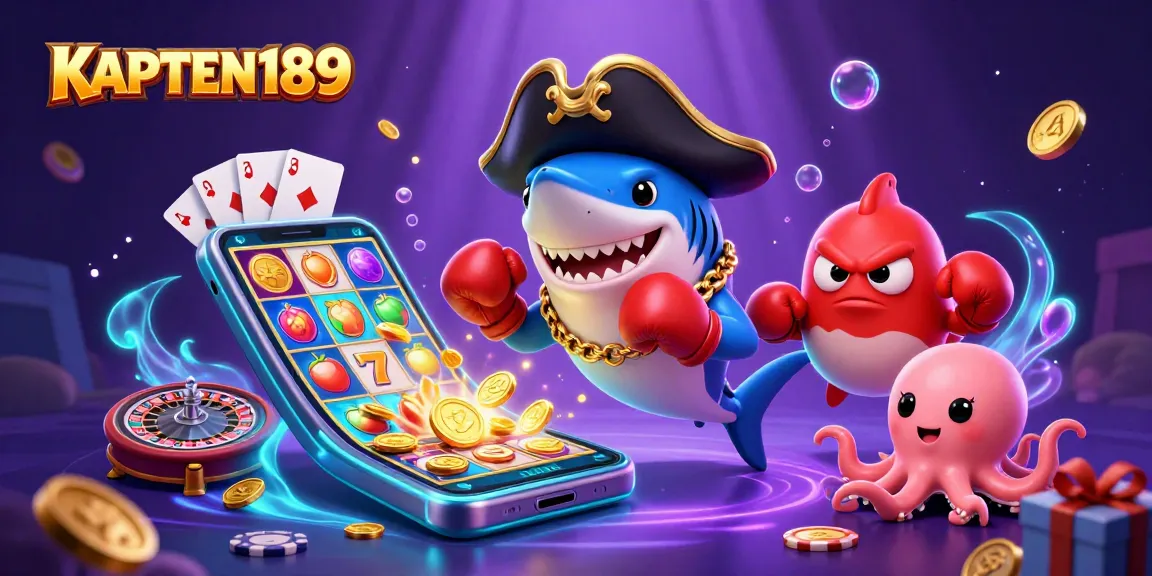 KAPTEN189 mainkan slot online gacor dengan karakter unik dan elemen permainan bersinar.