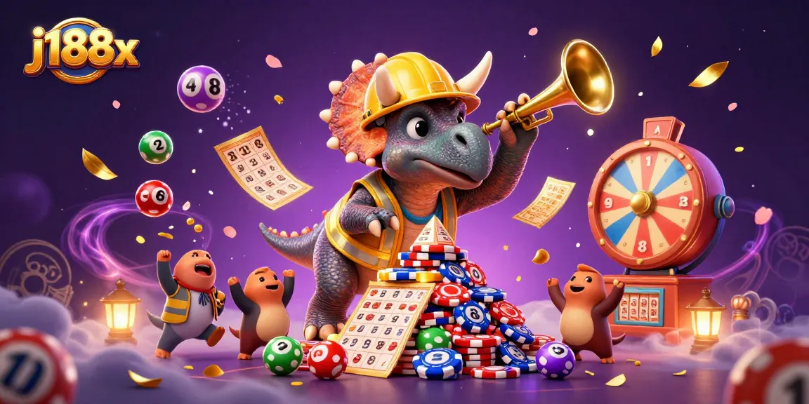 Experience the excitement at j188x with our vibrant dynamic casino scene, featuring engaging characters and interactive elements.