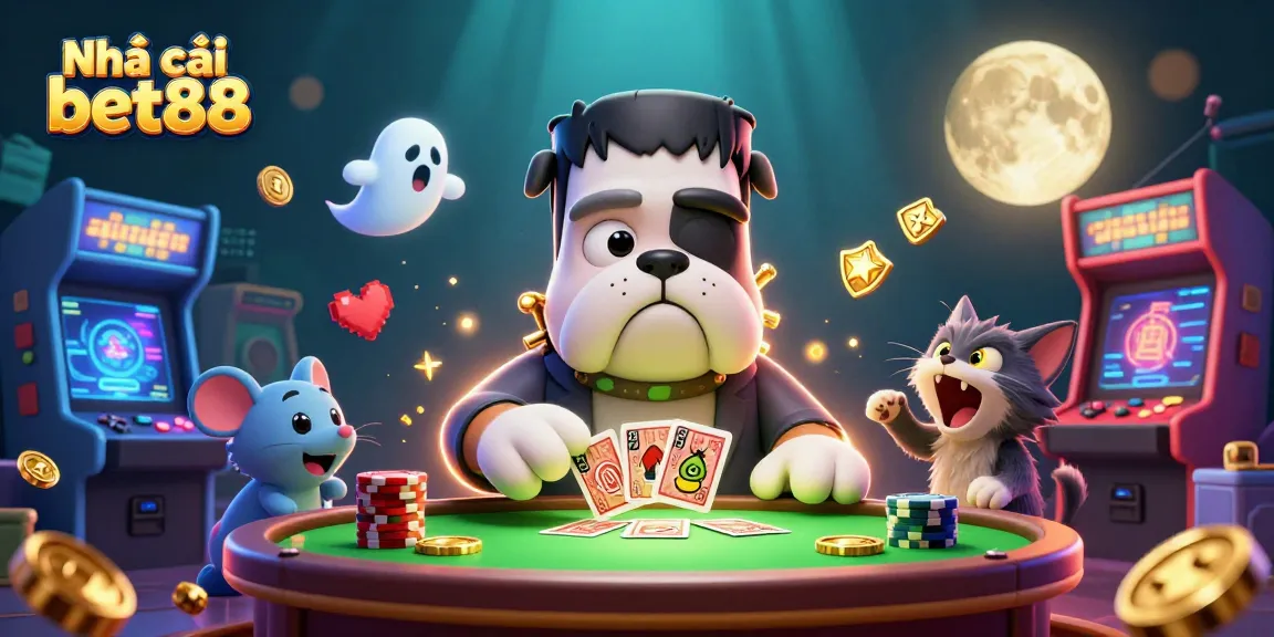 Experience thrilling games at Nhà cái bet88 with vibrant characters and exciting casino adventures.