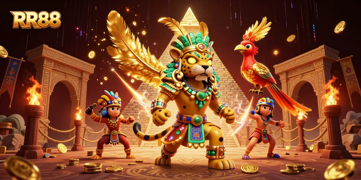 Engage with RR88's thrilling gaming experience featuring a vibrant casino scene.