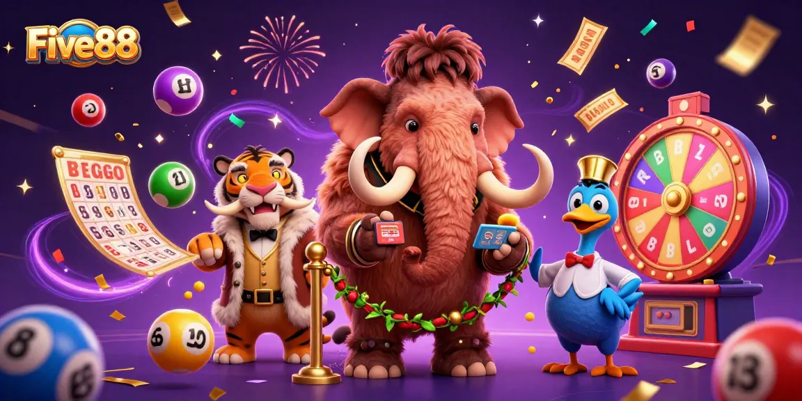 Experience the excitement at Five88 Casino with lively characters and dynamic game elements!