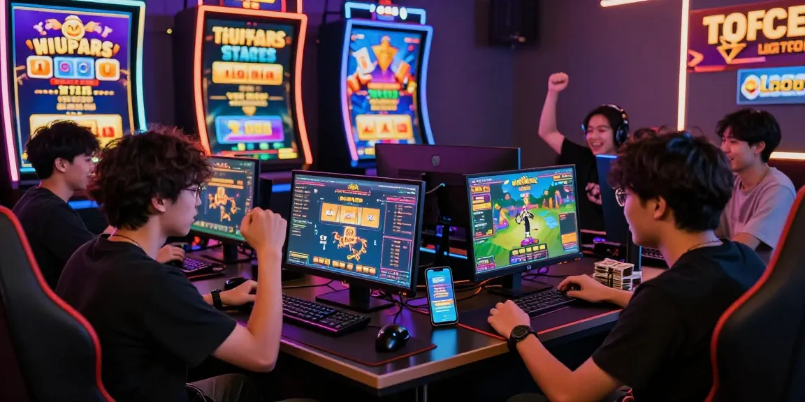 Engaged players enjoying their time on ngamenjitu with vibrant gaming graphics and currency displays.
