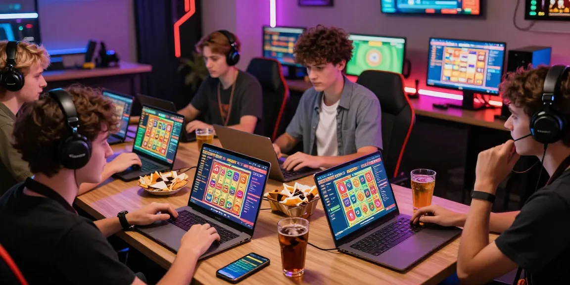 Permainan togel online di dewatogel dengan pemain yang antusias.
