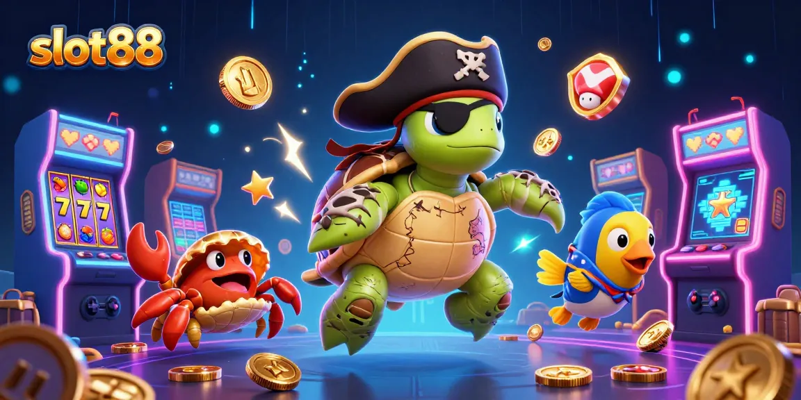 Mainkan slot88 dengan karakter lucu, menjelajahi jackpot dan simbol buah di kasino online.