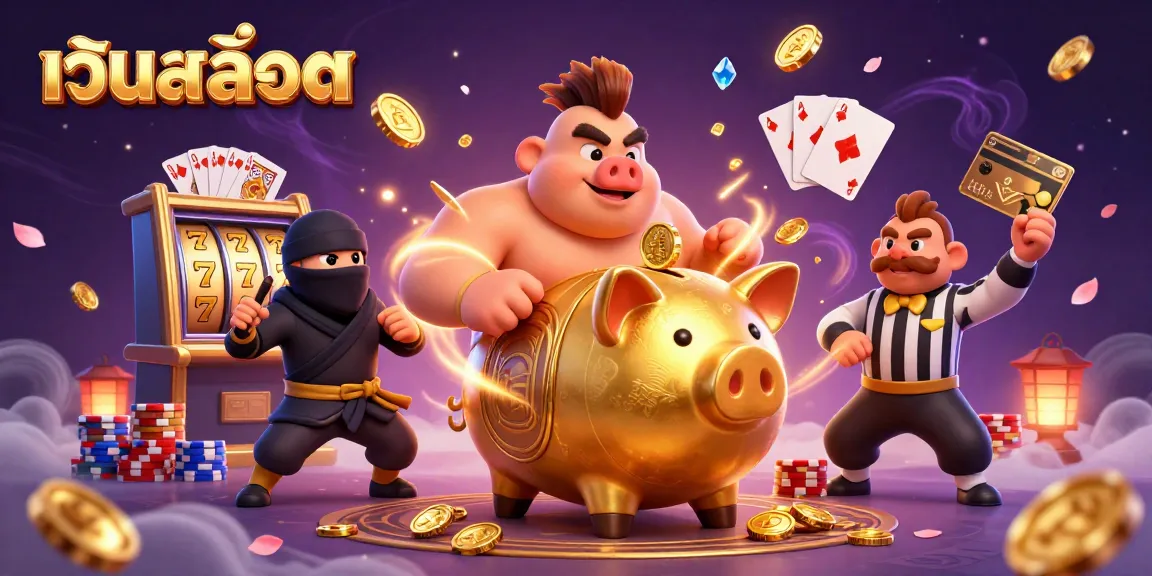 เล่นเว็บสล็อตด้วยภาพการ์ตูน 3D นำเสนอเกมสล็อตพร้อมเงินทองมากมาย
