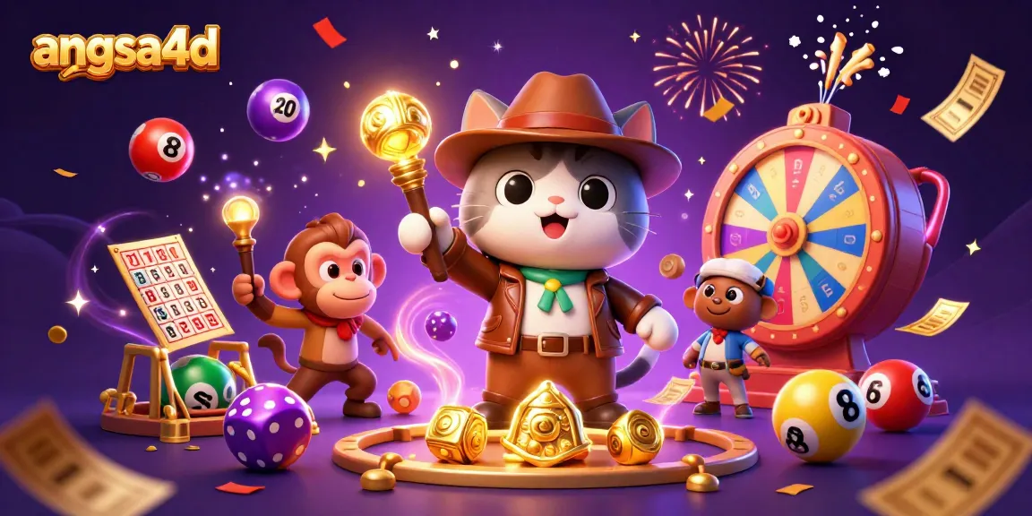 Experience the thrill of angsa4d through a vibrant 3D illustration of exciting casino elements.