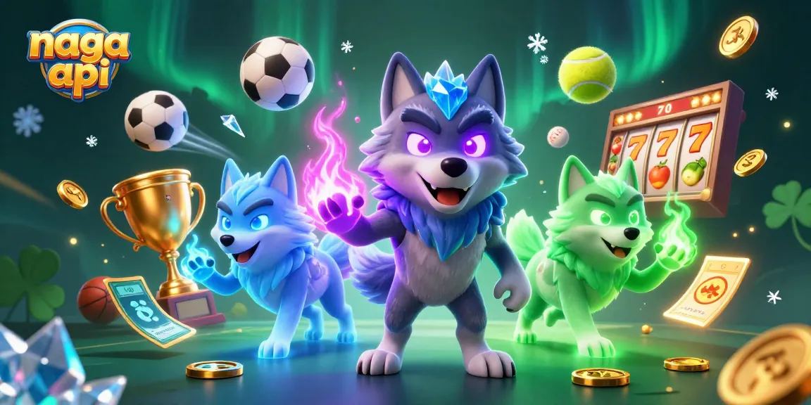 Engage with thrilling gaming action showcasing naga api in a vibrant 3D casino scene.