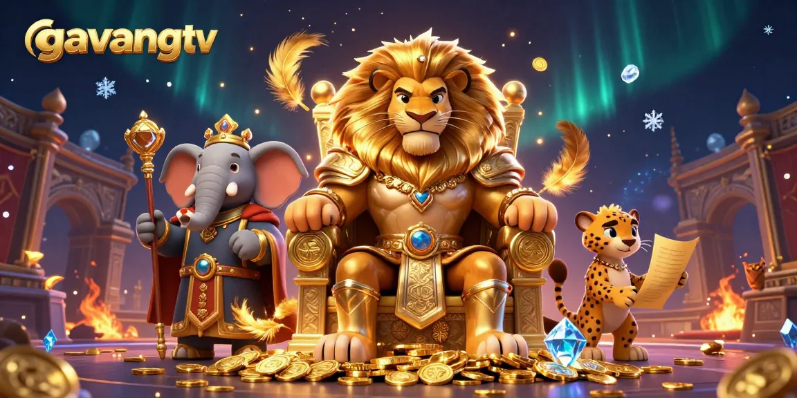 Watch the thrilling action on gavangtv as the lion king presides over a dynamic sports betting arena.