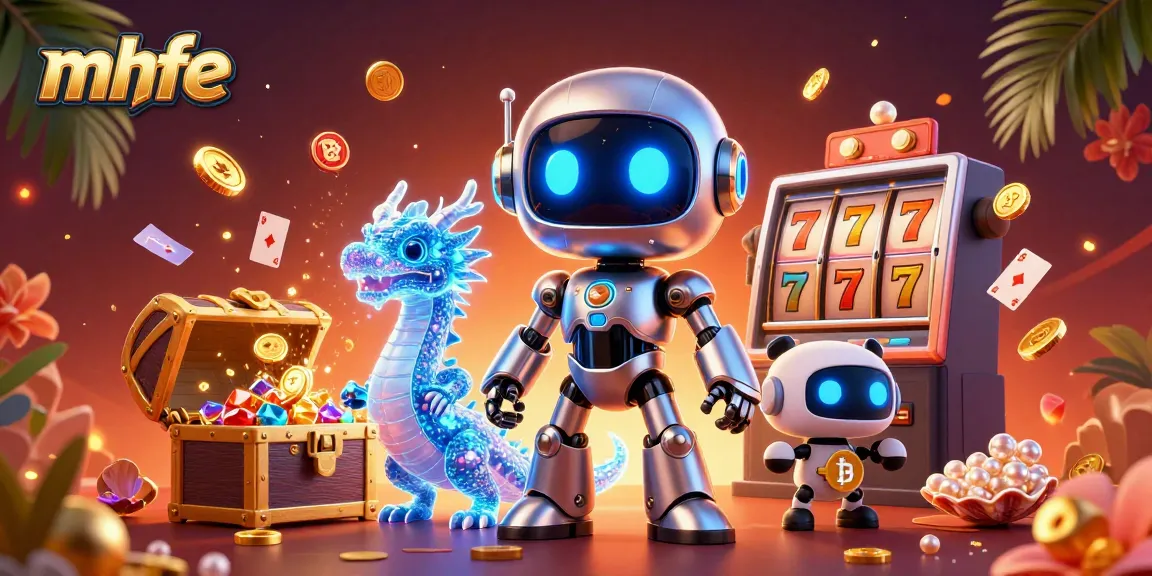 Experience the thrill of winning at mhfe credit card casinos with vibrant 3D characters and dynamic casino elements.