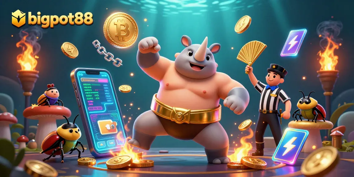 Experience bigpot88 at a vibrant crypto-themed casino showdown with dynamic gameplay and thrilling action