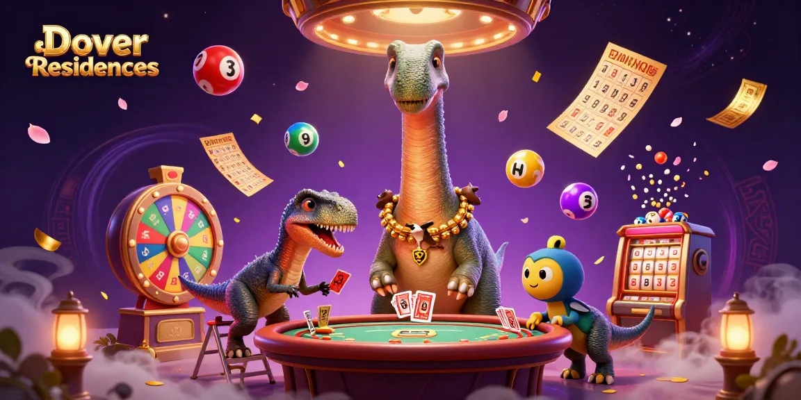 Kombinasi luar biasa di Dover Residences, di mana dinosaurus menjulang tinggi di kasino dengan elemen judi energik.